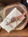 Wooden Cheese Board and Knife Pack