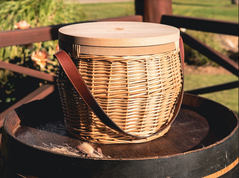 Insulated Wicker Picnic Basket